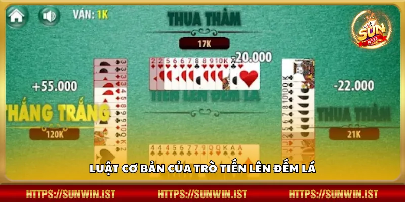 Luật cơ bản của trò Tiến Lên Đếm Lá