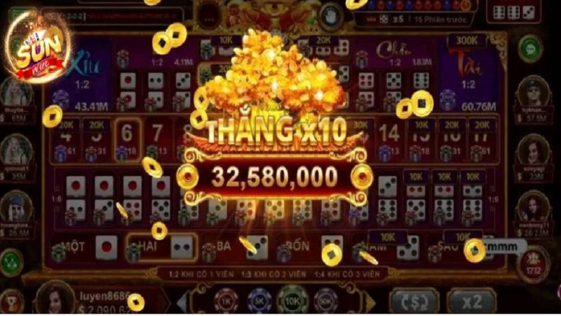 Ảnh chụp màn hình nổ hũ Jackpot lớn tại Sunwin